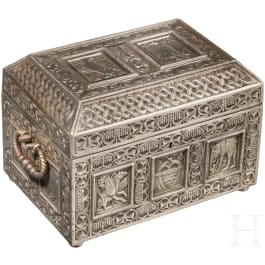 A cast iron casket, German, probably Ilsenburg foundry, ca. 1860