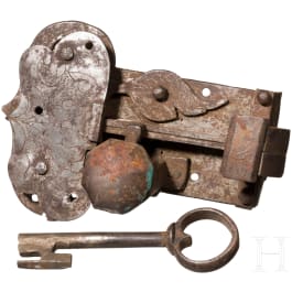 A German furniture lock from the Renaissance, circa 1600