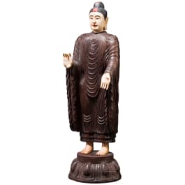 A Sino-Tibetan standing Buddha, circa 1900