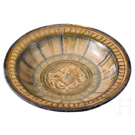 Teller mit L&uuml;sterdekor, Kashan, Iran, 12. - 13. Jhdt.