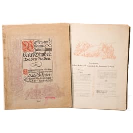 Auktionskatalog der Waffensammlung Karl Gimbel, Berlin, 1904