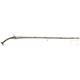 An Albanian all metal miquelet rifle, 19th century