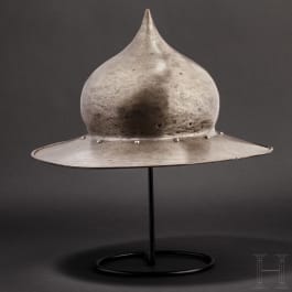 A rare German late Gothic kettle hat, circa 1500