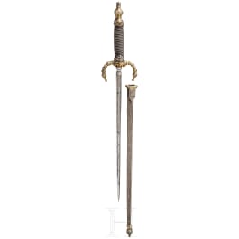A Venetian silver-mounted dagger, circa 1700