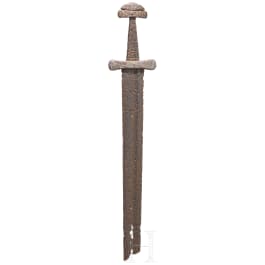 A fragemt of a North European Viking sword, 10th century