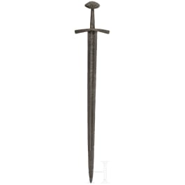 Ritterliches Schwert mit Inschrift, deutsch, um 1100