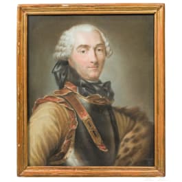 Charles Louis Auguste Fouquet, Duc de Belle-Isle (1684 - 1761) - Portrait, 18. Jhdt.