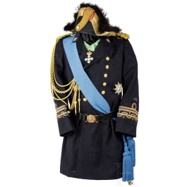 A parade uniform of Amero d'Aste (1853 - 1931), admiral of the Royal Italian navy "Regia Marina"