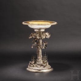 A large table centrepiece for King George V of Hanover, dated 1868