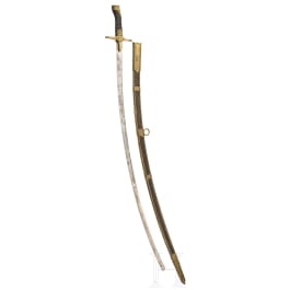 A sabre for cadets, dated 1891