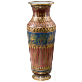 Prince Otto von Bismarck - a Lobmeyr vase as a state gift, late 19th century