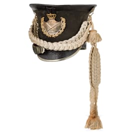 A shako for enlisted men of the infantry of the Bavarian civil military, circa 1830