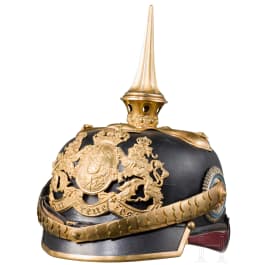 A helmet M 1886 for officers of the infantry, circa 1900