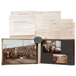 Prof. Dr. Gustav Scholten - a photo album 1916-18 and his dog tag