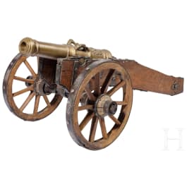 A salute cannon, reproduction in the style of the 17th century