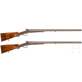 A pair of side-by-side shotguns by Anton Mulacz, Vienna