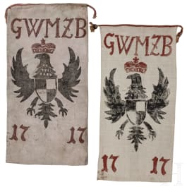 Two hunting rags of Georg Wilhelm Margrave of Brandenburg, 1717