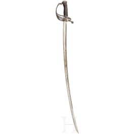 A silver gift sabre, circa 1870