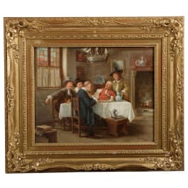 A painting by Franz Wagner ind the style of the 17th century, 19th century