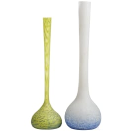 Two French Art Nouveau vases, 20th century