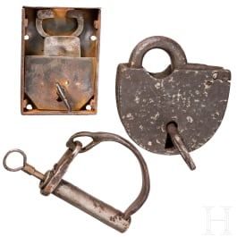 A group of German locks, 18th/19th century