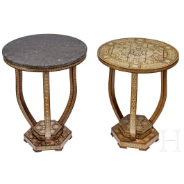 A set of two elegant North African side tables, 19th century