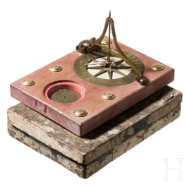 A German carriage sundial, circa 1800