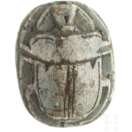 An Ancient Egyptian amulett scarab, 2nd - 1st millenium B.C.