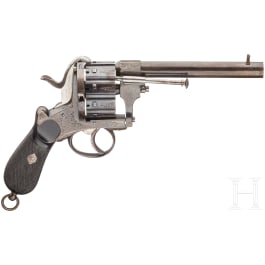 A pinfire revolver, Belgium, circa 1870