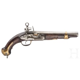 A flintlock cavalry pistol, Mod. 1791(?)