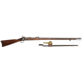 A model 1873 Springfield infantry rifle