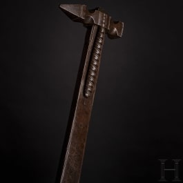 A German late-Gothic horseman's hammer, circa 1500