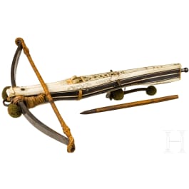 A Saxon crossbow with bone inlays, early 17th century