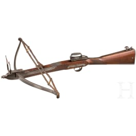 An English bullet crossbow by Harcourt at Ipswich, early 19th century