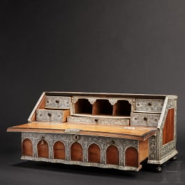 An exquisite table cabinet, Vizapatagam, circa 1740-60