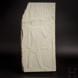 Eindrucksvolles Kalksteinrelief des Iti, Ägypten, Altes Reich, 5. - 6. Dynastie, 2498-2181 v. Chr.