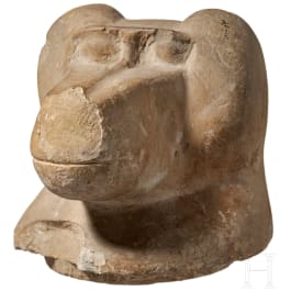 Kanopendeckel des Horus-Sohnes Hapi, spätes Neues Reich, 13. - 10. Jhdt. v. Chr.