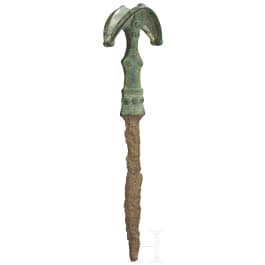 A Luristan iron sword with exceptional bronze hilt, 9th – 8th century B.C.
