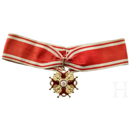 A Russian Order of St. Stanislaus 2nd Class Cross, circa 1910