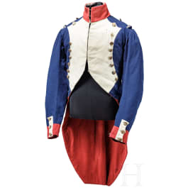 A tunic for enlisted men of the infantry of the Old Guard ("Grognards"), 1st half of the 19th century