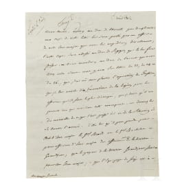 Napoleon I – a letter signed by his own hand, Vitebsk, 1.8.1812
