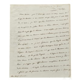 Napoleon I. – eigenhändig signierter Brief, Vitebsk, 7.8.1812