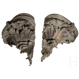 Emperor Franz Josef of Austria – a pair of corner panels from his office or hunting room in the hunting lodge Mürzsteg near Neuberg an der Mürz, circa 1870/80