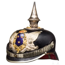 Helm für Offiziere der Infanterie, Schweden, um 1900