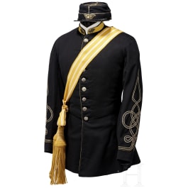 A uniform for an officer of the Chasseurs Etrangers of the pontifical troops in the regimental staff, circa 1865