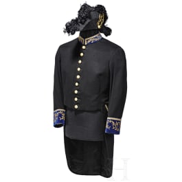 A tunic and a bicorne of a papal official from the pontificate of Pius XII