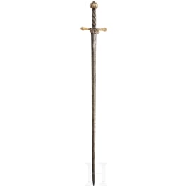 A European small sword with cross hilt, 18th/19th century