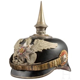 A helmet for officers in the 1st Baden Leib Grenadier Regiment No. 109, circa 1914