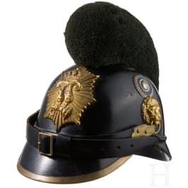 A helmet M 1868 for enlisted men of the infantry