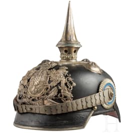 A helmet M 1886 for officers of the Infantry Leib Regiment or the Pioneers